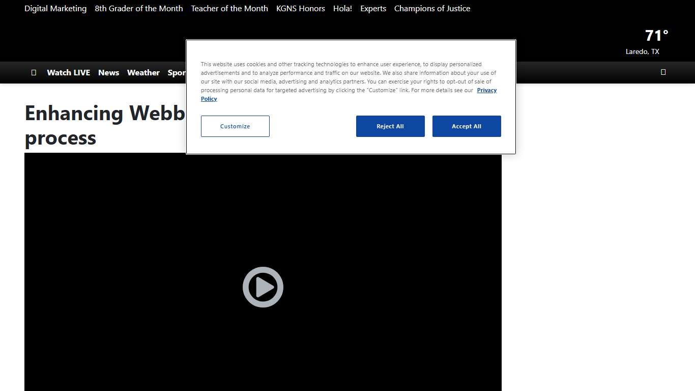 Enhancing Webb County Jail prisoner booking process